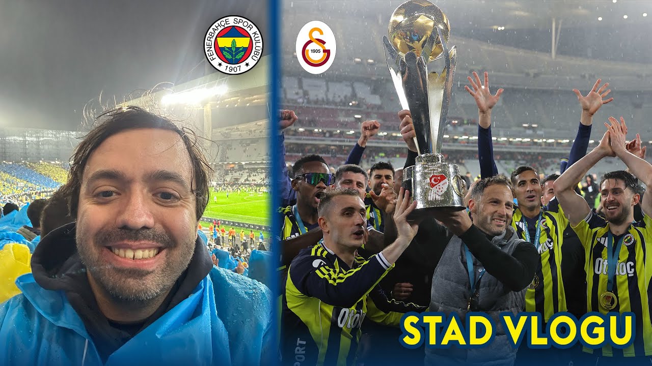 Guendouzi Attı Olimpiyat Yıkıldı! | Fenerbahçe 2 - 0 Galatasaray | Süper Kupa Bizim! | Stadyum Vlogu