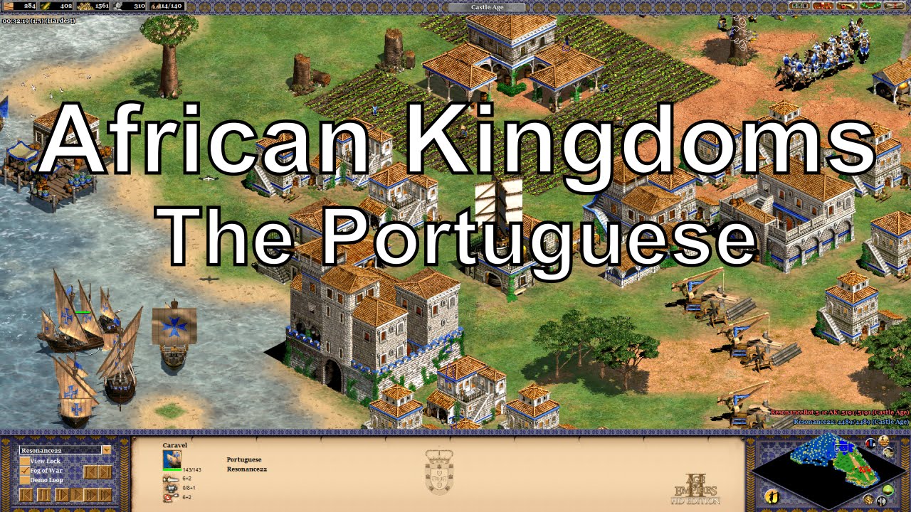 Aoe2 HD African Kingdoms: Portuguese, New Civilization