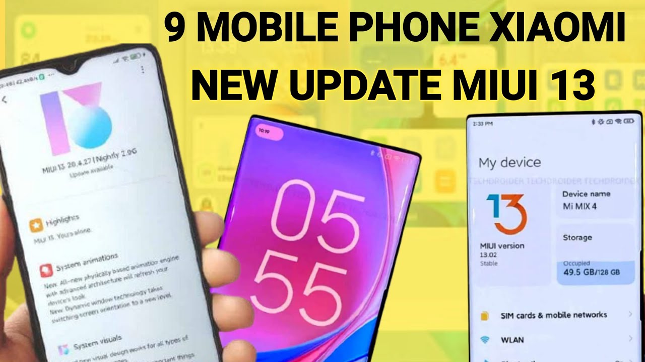 Xiaomi New Update MIUI 13 What's New | miui 13 release date