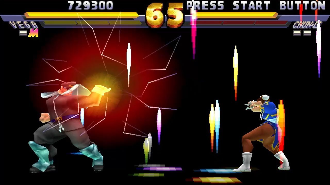 Street Fighter EX2 Plus [PS1] - Vega II (playthrough)