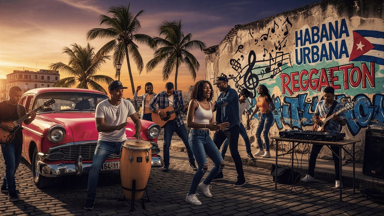 🌹 Habana Urbana Reggaeton: Raw Latin City Pulse | Cuban Street Reggae Fusion 🎤🔥
