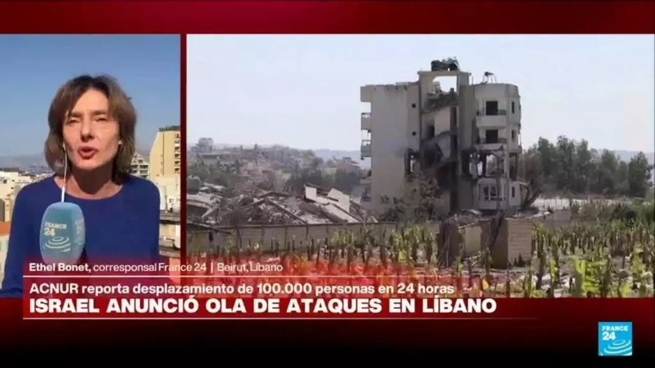 Informe desde Beirut: casi 700.000 desplazados en Líbano por ataques israelíes • FRANCE 24
