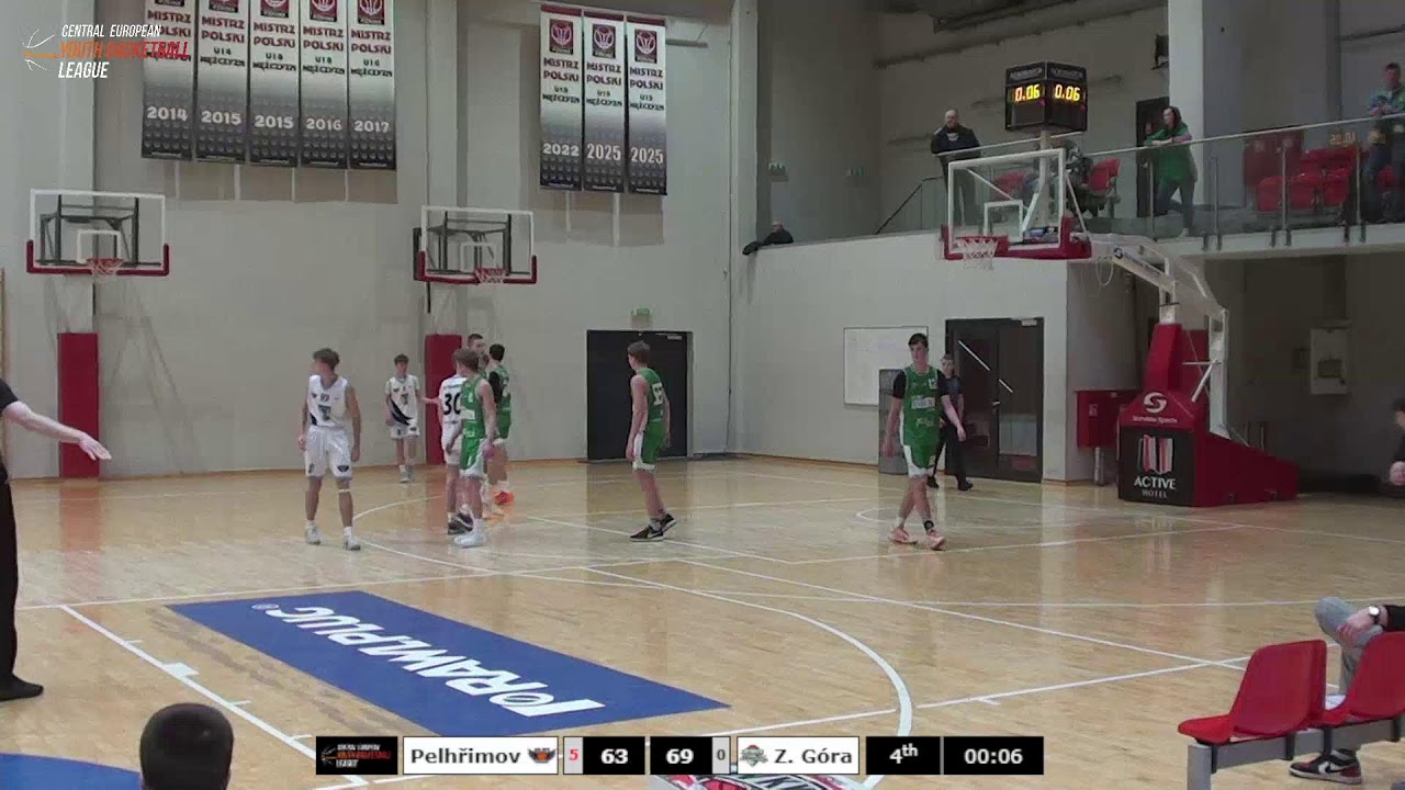 CEYBL U17, 13. 2. 2026, BK Sojky Pelhřimov - SKM Zastal Zielona Góra