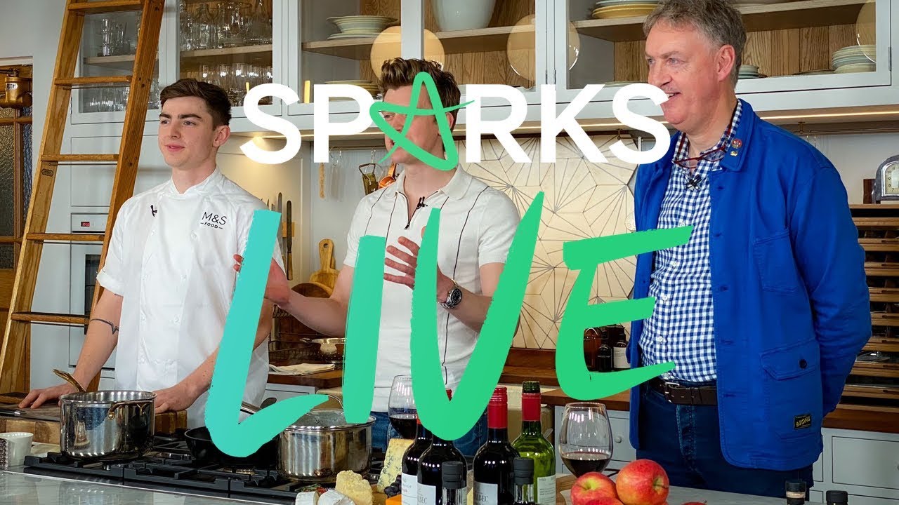 M&S SPARKS LIVE | March Cookalong with Chris Baber & Chevalier du Fromage, Chris Dawson