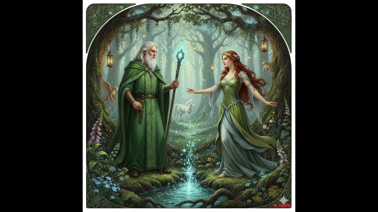Merlin et la fée Viviane