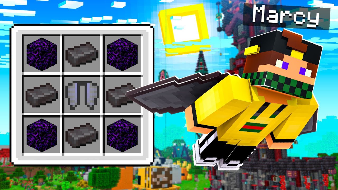HO CRAFTATO le ELYTRA di NETHERITE - BIG VANILLA - Minecraft ITA
