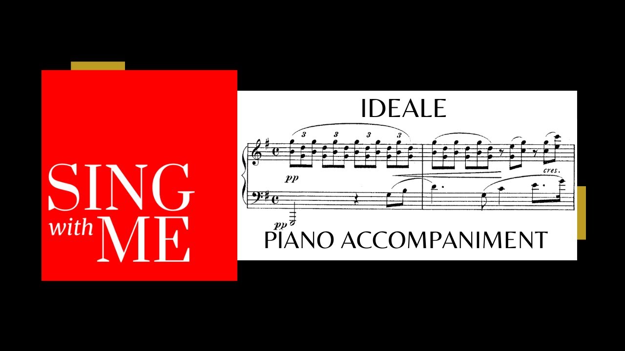 Ideale - Tosti - Accompaniment medium voices