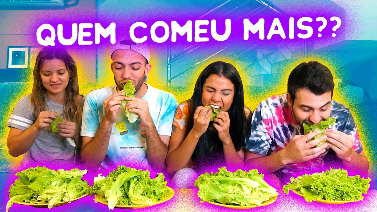 QUEM COME MAIS SALADA *deu treta*