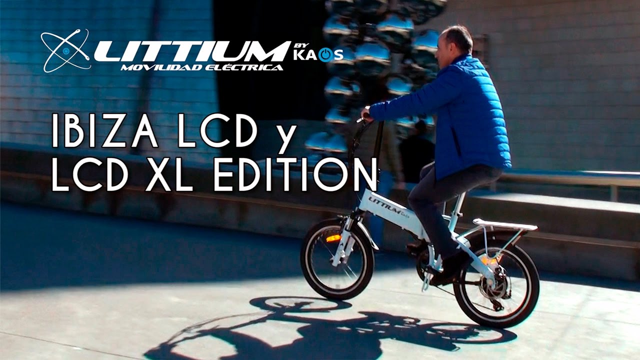 Nuevas e-bike eléctricas LITTIUM IBIZA LCD y LCD XL EDITION