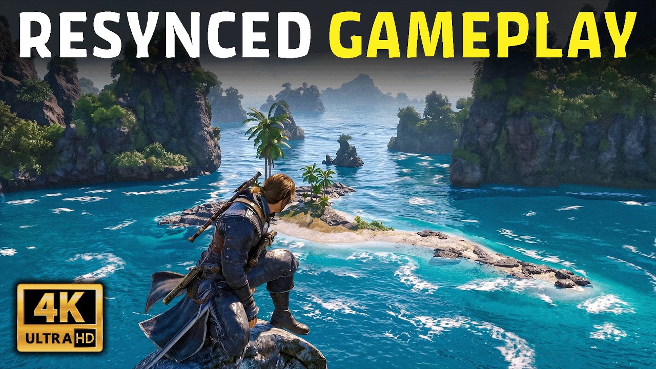 BLACK FLAG RESYNCED Gameplay: New Parkour, Stealth & Combat