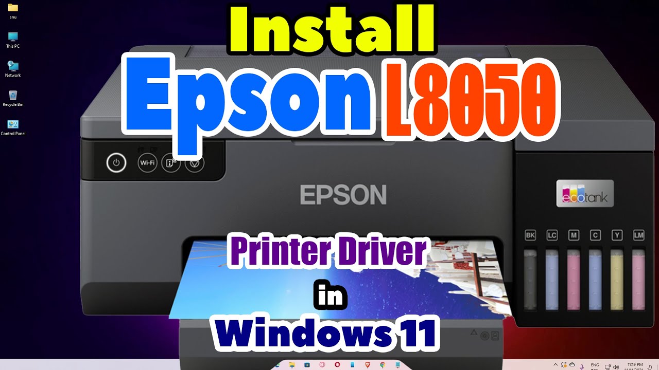 How to Download & Install Epson L8050 Printer Driver in Windows 11 PC or Laptop