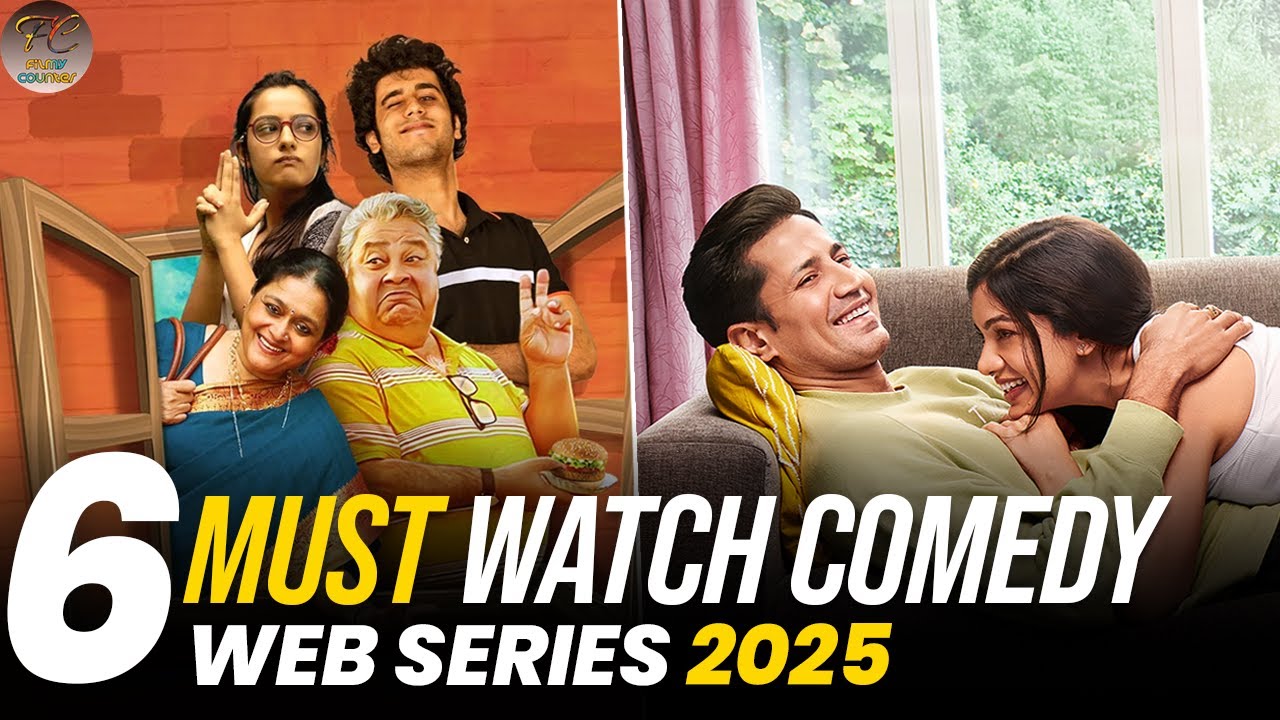 Top 6 FUNNIEST Hindi Web Series of 2025 You Can't Miss