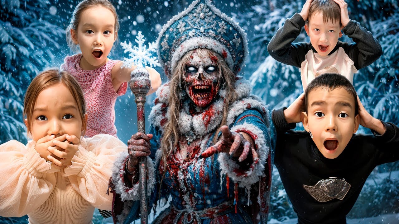 ЗОМБИ СНЕГУРУЧКА 🥶🥶 ЖЫНДАНЫП КЕТТІ 😱😱