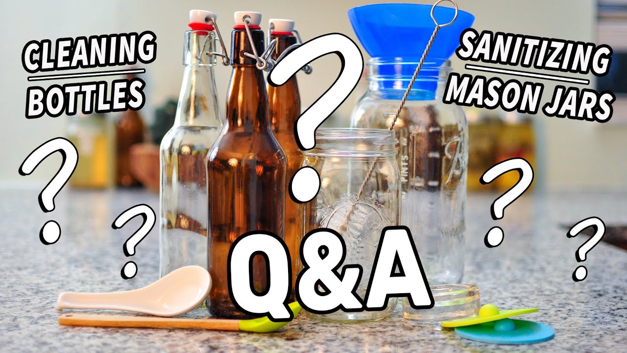 How We Sanitize Jars & Bottles for Fermentation | Solving Common Problems with Ferments