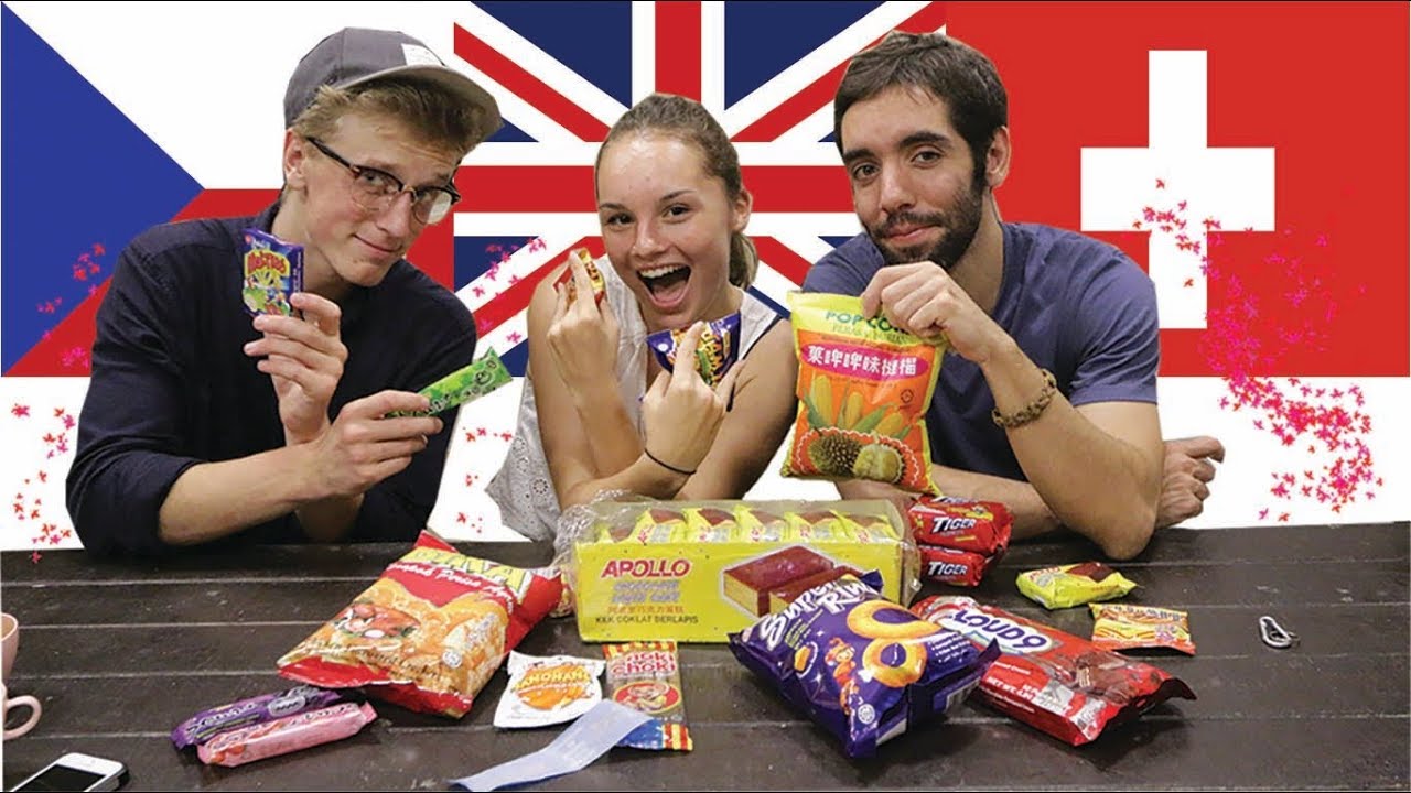 Europeans Trying MALAYSIAN Snacks & Candies | Reaction