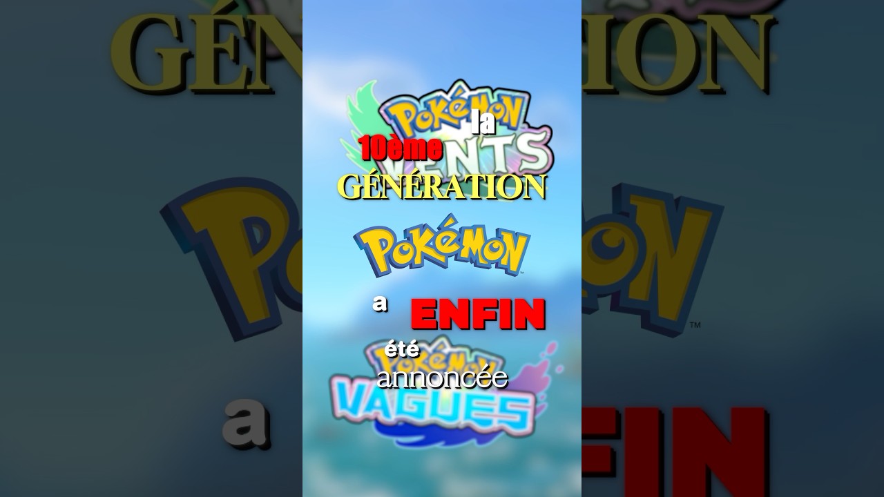 la 10eme G&Eacute;N&Eacute;RATION de POK&Eacute;MON EN 2027 ! 🔥 #pokemon #pok&eacute;mon #nintendo #switch2