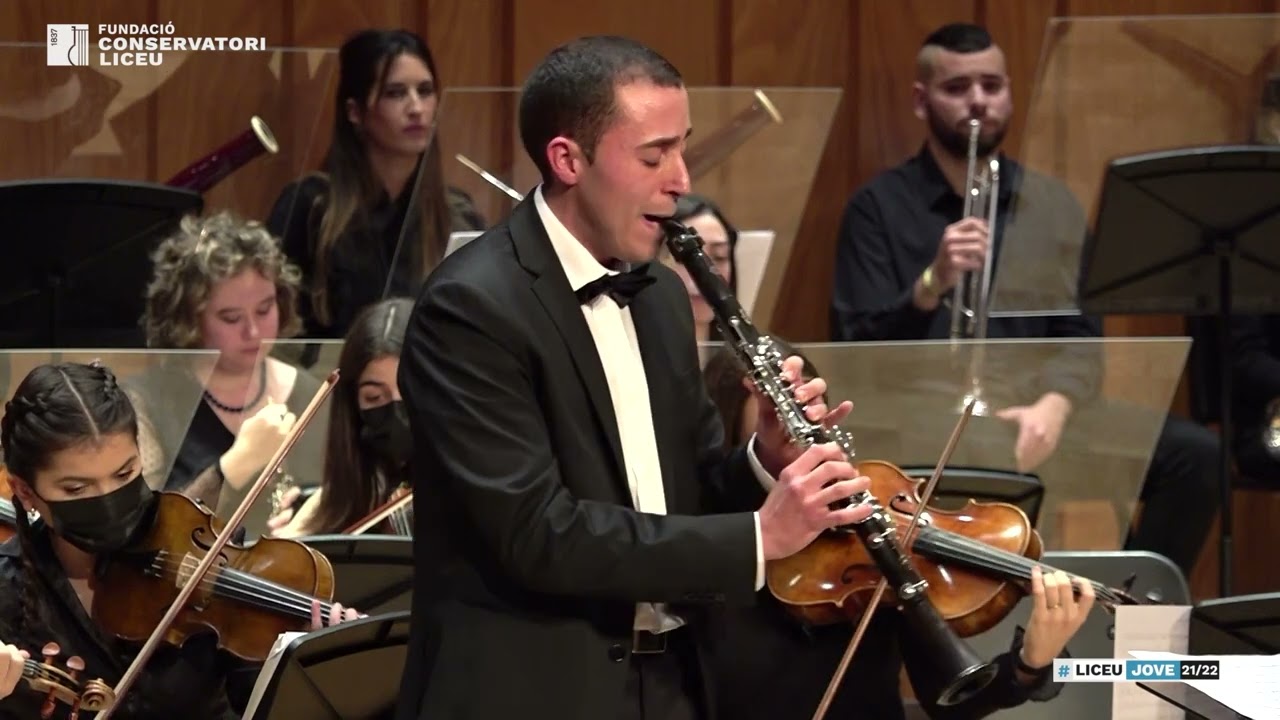 Concierto para clarinete n. 1 de C. M. Von Weber con Bernat Buzzi