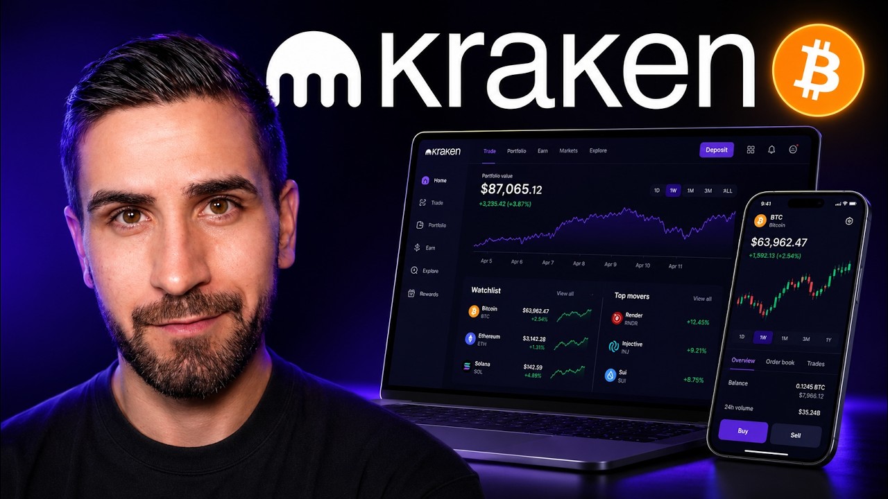 Bitcoin kaufen mit Kraken | Tutorial f&uuml;r Anf&auml;nger [🇩🇪 2026]