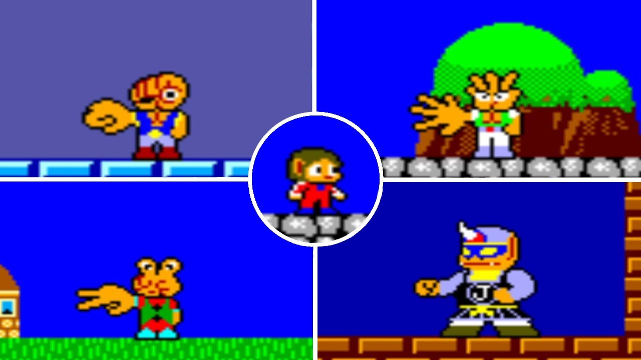 Game n&deg;081 - Alex Kidd in Miracle World ( Master System ) All bosses
