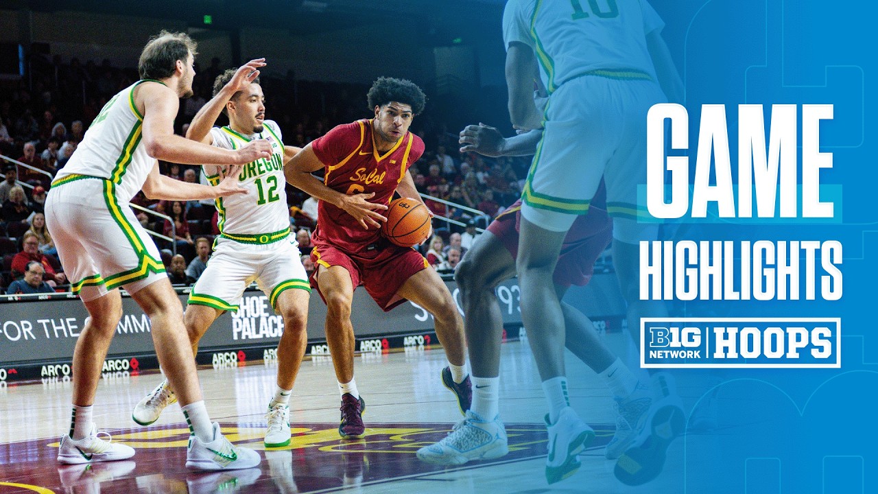 Oregon at USC | HIGHLIGHTS | Big Ten Men's Basketball | 02/21/26