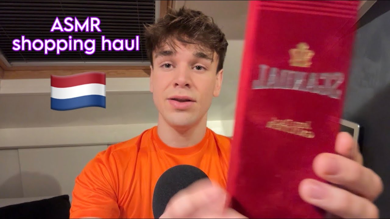 ASMR Whispered Shopping Haul🇳🇱 (dutch/nederlandse versie)