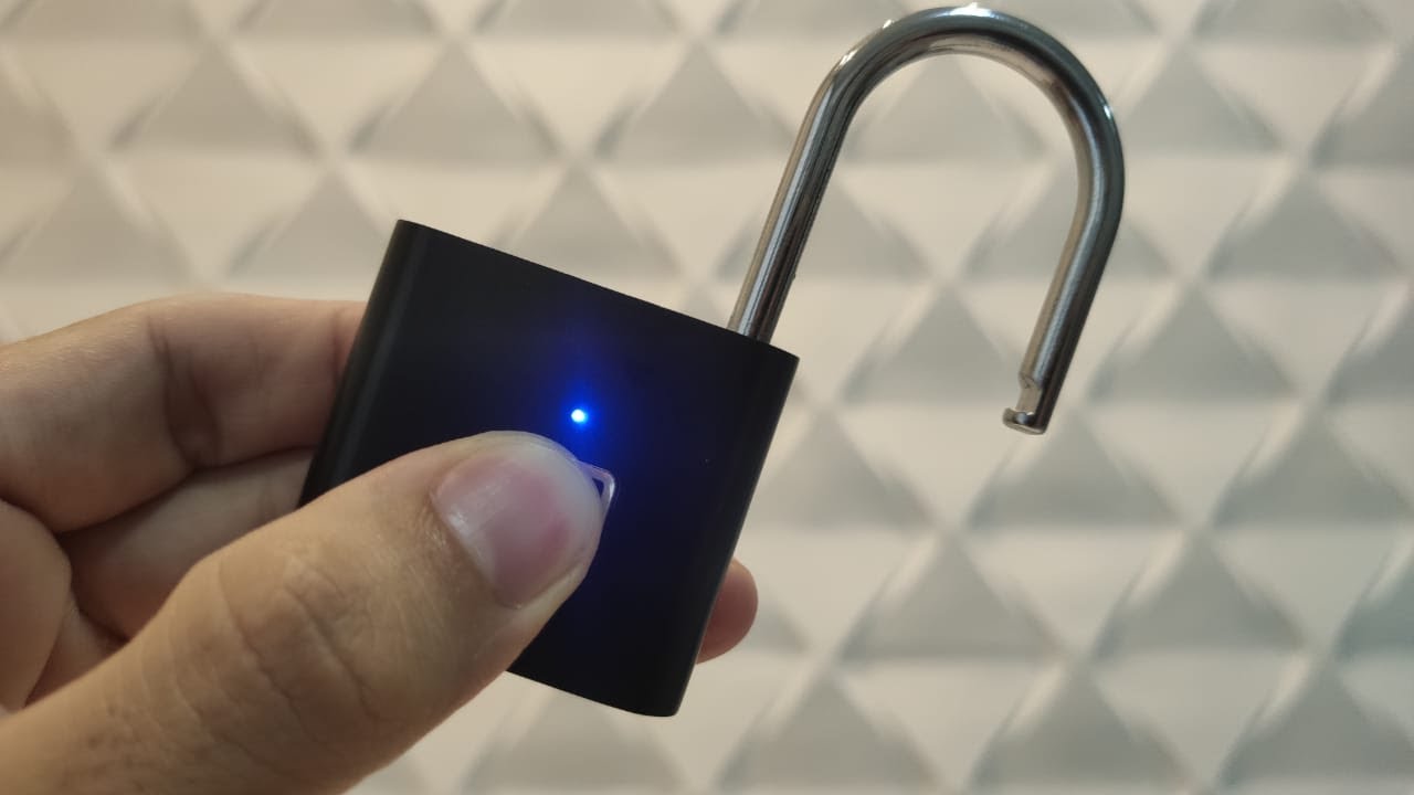 Como configurar Cadeado Eletrônico com Leitor Biométrico Digital - NÃO PRECISA DE APP