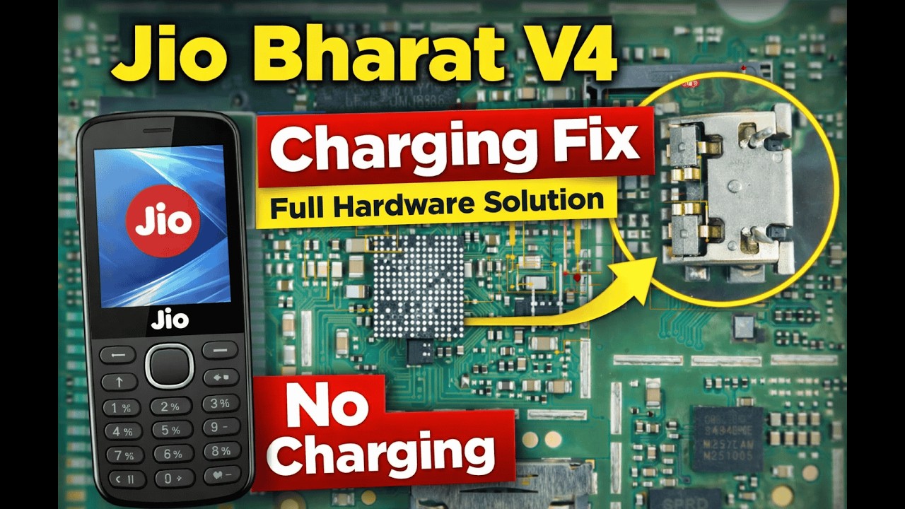 Jio Bharat V4 Charging Not Working? Full Charging Section Solution | Hindi | Tech Melaram