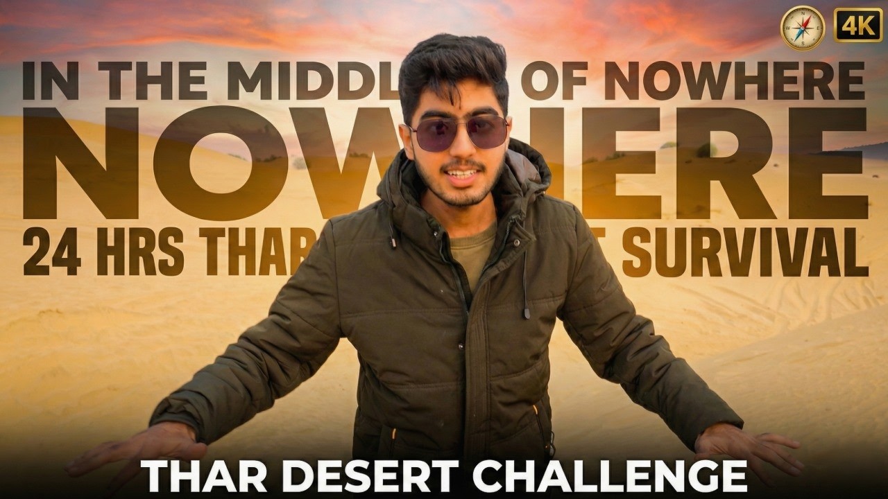 Spending 24 hours in the middle of THAR Desert 🌵 ft.Jaisalmer, Jodhpur