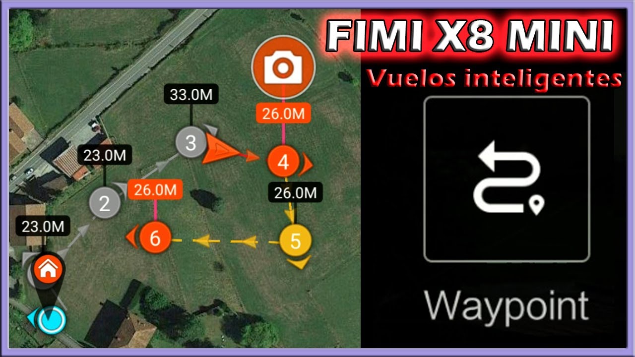WAYPOINT - Vuelo Inteligente #2 - FIMI X8 MINI  - Episodio 12