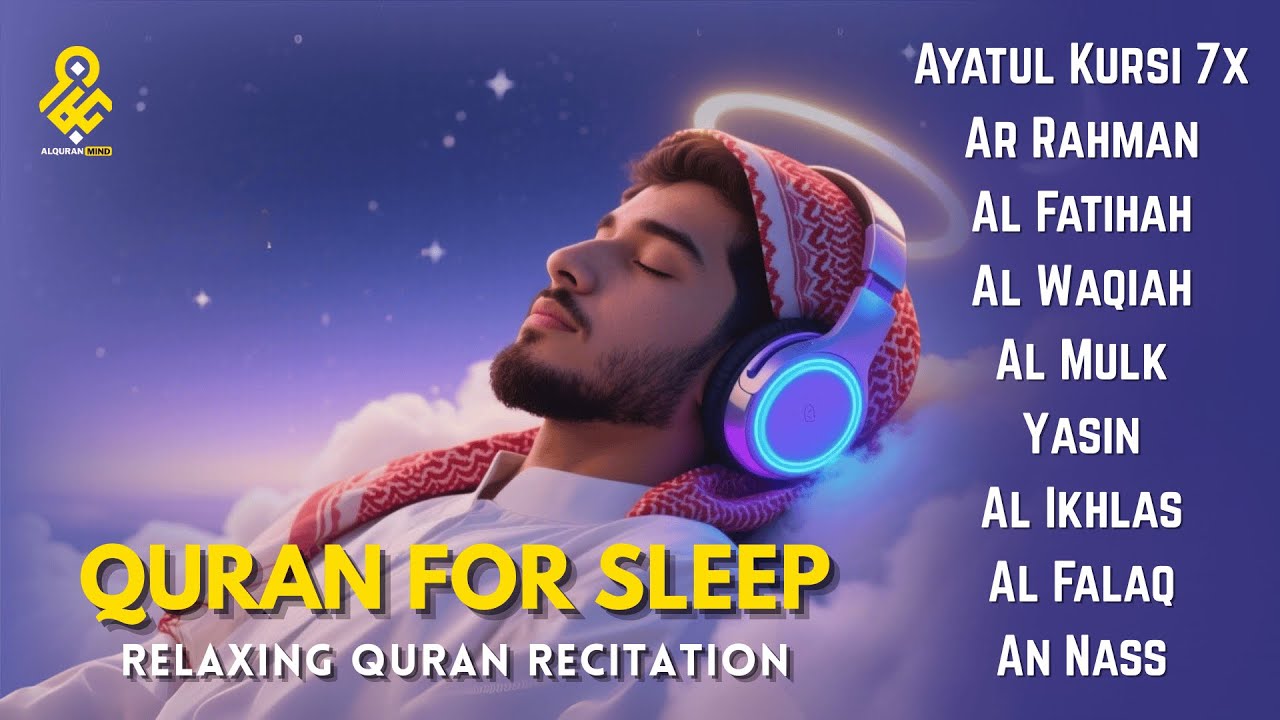 Quran recitation in a peaceful voice ✦ Alfatiha, Yasin, Alwaqiah, Arrahman, Almulk