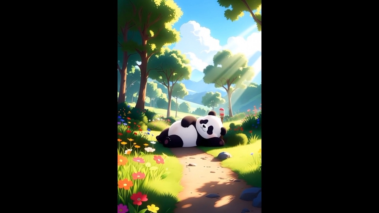 The Lazy Panda learned an important lesson from the Busy Bee! 