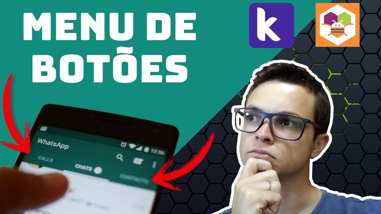 Menu Incrível com Button Navigation App Inventor Kodular Thunkable