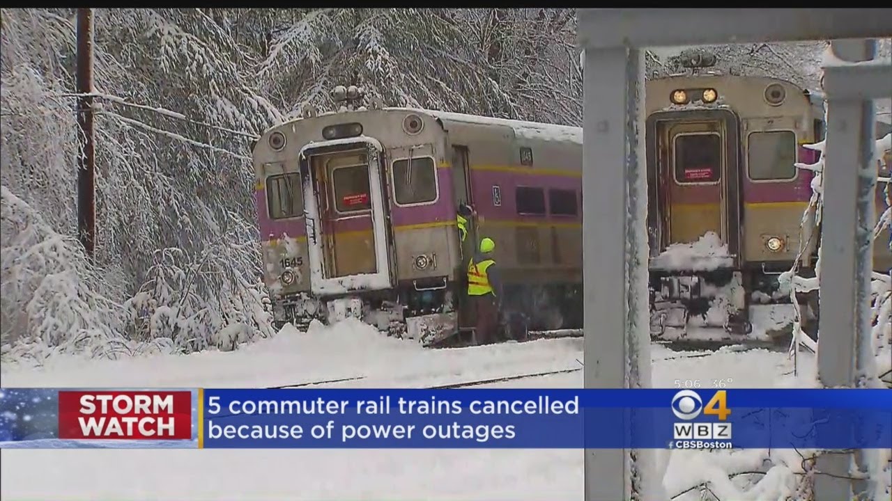 Commuter Rail Train Derails In Haverhill