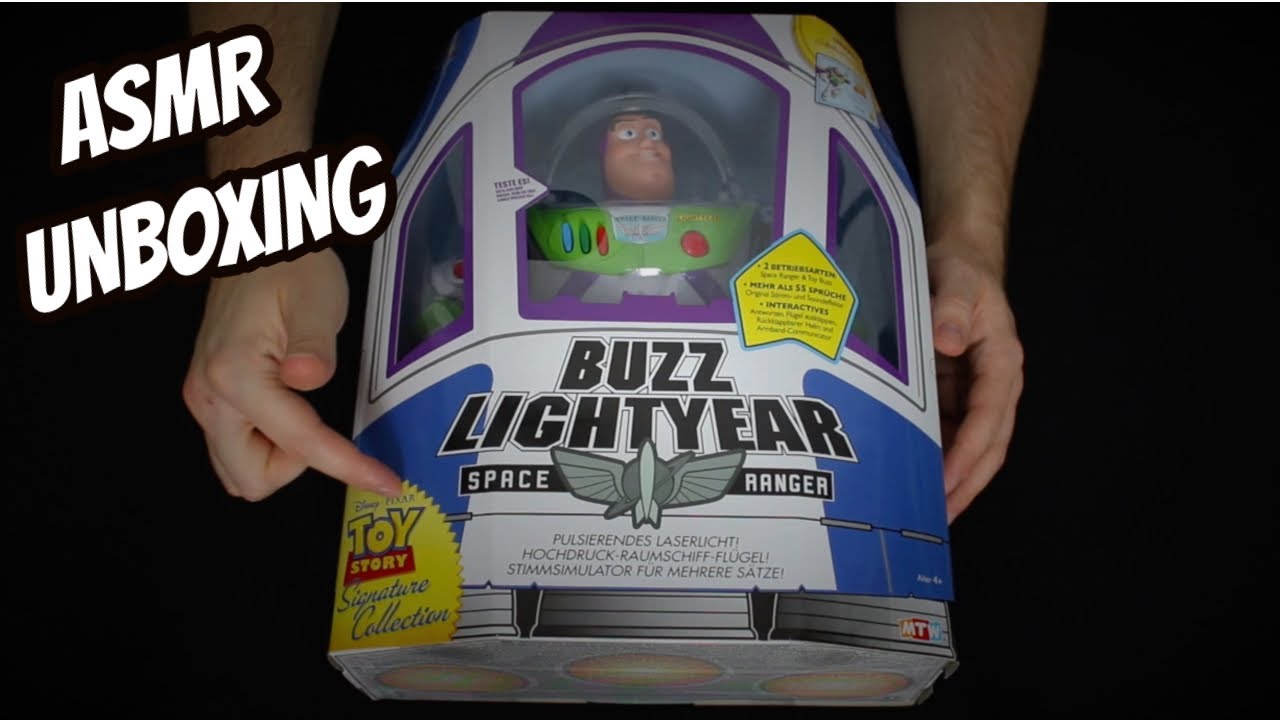 ASMR - Toy Story Buzz Lightyear Action-Figur Unboxing (German/Deutsch)