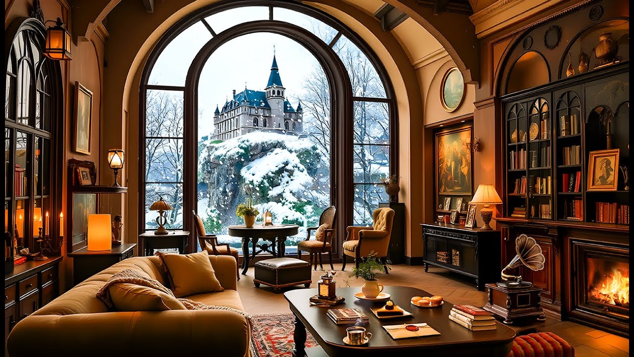 1940s Vintage Jazz for Reading & Relaxing | Old Money Winter Ambience 🏰