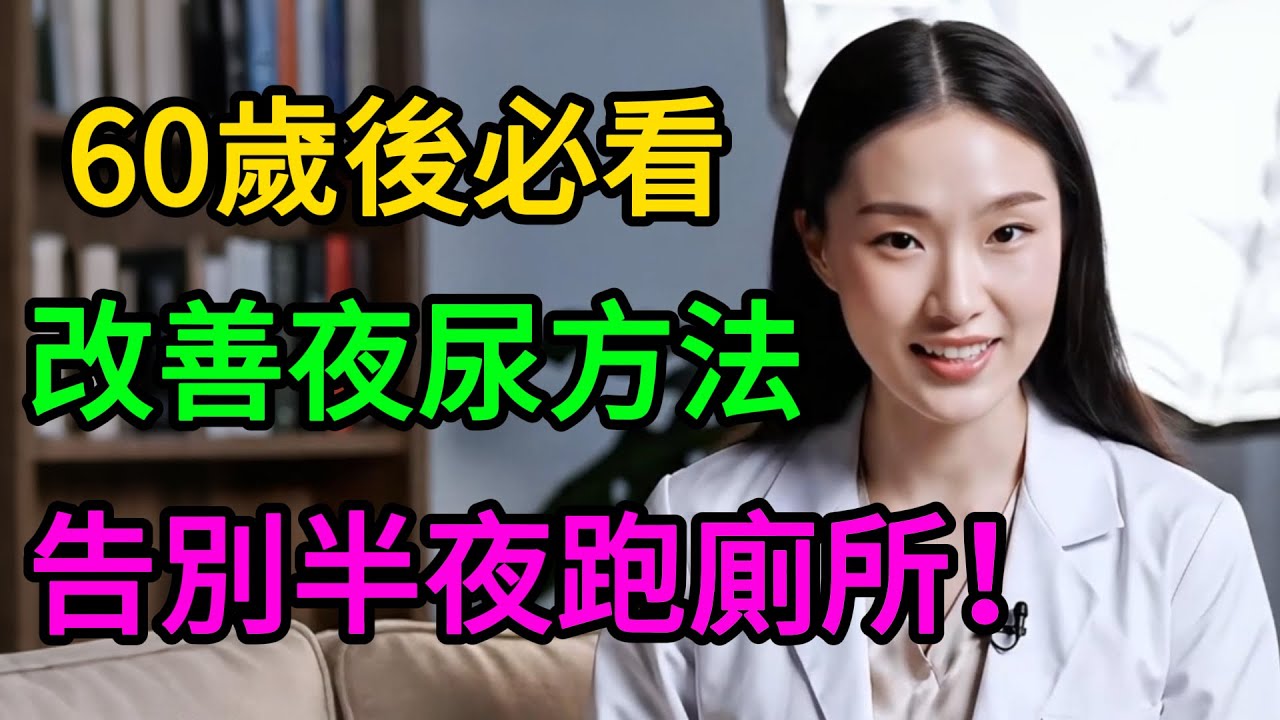 60歲後頻尿不是因為老！這5個「不起眼」的習慣，才是你半夜起夜的真兇！ #男性健康 #夜尿症 #頻尿 #泌尿科 #健康科普