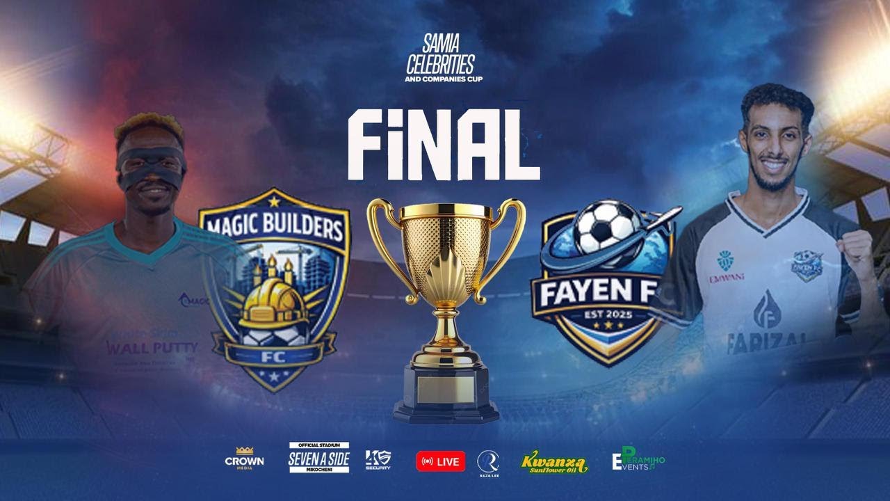 LIVE CROWN SPORTSMATANGAZO YA MOJA KWA MOJA YA FAINALI YA SAMIA CUP 2026 : FAYEN FC VS MAGIC BUILDER