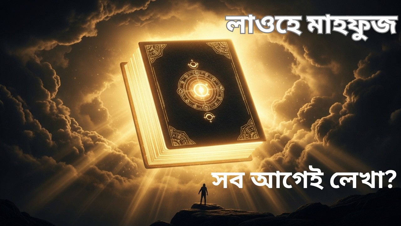 🔥 লাওহে মাহফুজে কি আপনার ভাগ্য আগেই লেখা? চমকে যাওয়ার মতো সত্য!#LauheMahfuz#Takdir#IslamicReminder