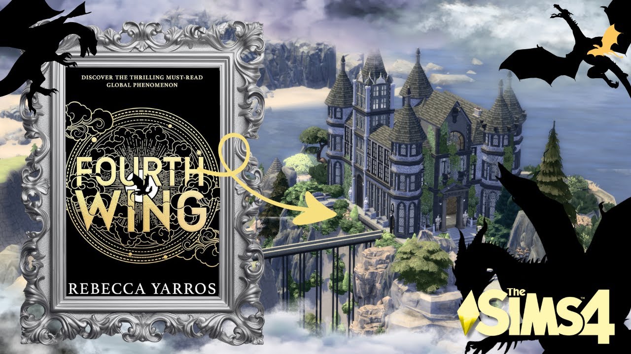 Fourth Wing - Basgiath War College - SIMS 4 -SPEED BUILD - PART 1 #Basgiathwarcollege #fourthwing