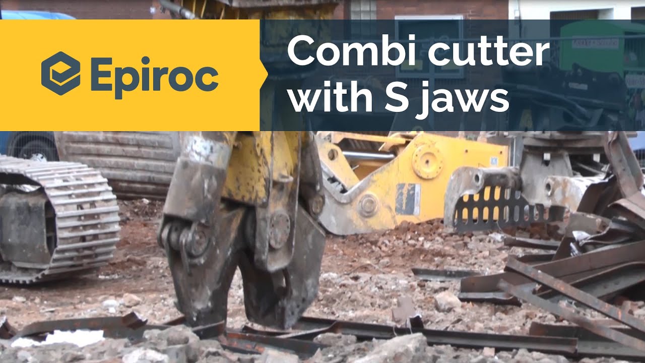 Combi cutter with steel cutting jaws
