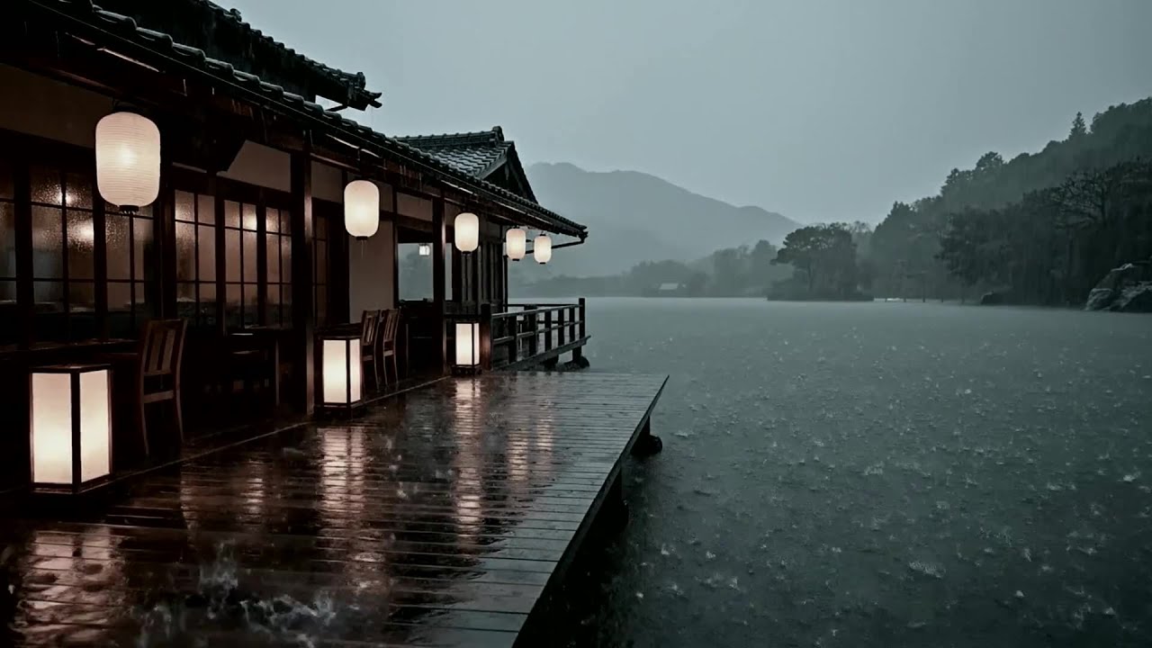 No Ads Rain Sounds for Sleeping - ASMR Rain and Thunder Sounds For Sleeping, Relaxing #DOS62