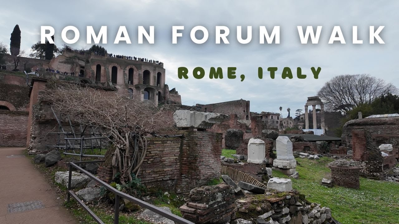 Roman Forum Walking Tour in Rome, Italy | Ancient Ruins