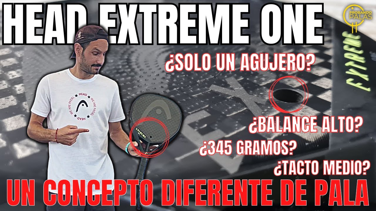 HEAD EXTREME ONE...Una pala diseñada para el PADEL MODERNO!! #padel