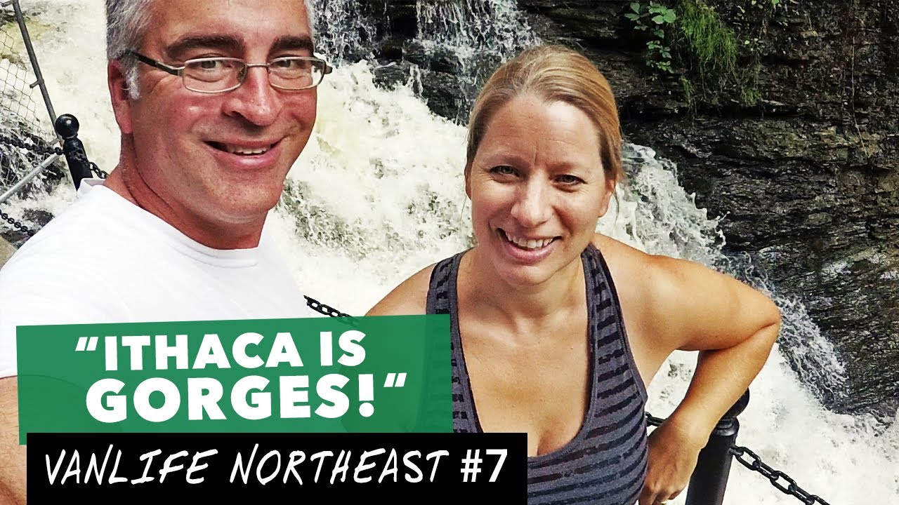 Gorgeous gorges & waterfalls | Best free hiking in Ithaca NY (Van life couple chasing waterfalls)