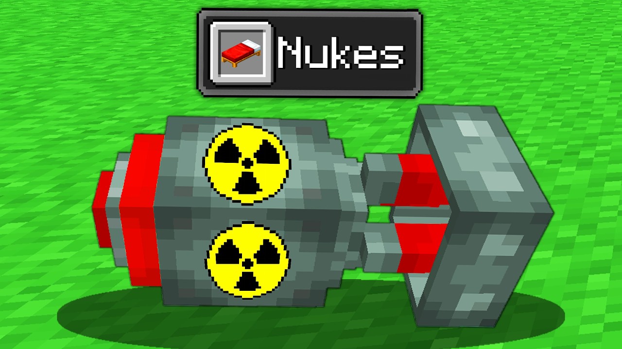 I Secretly Used NUKES In Minecraft Bedwars..