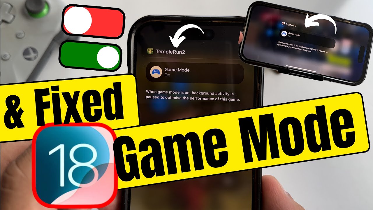 iOS 18: Activate / Deactivate Game Mode On iPhone (fixing Game Mode Not Working)