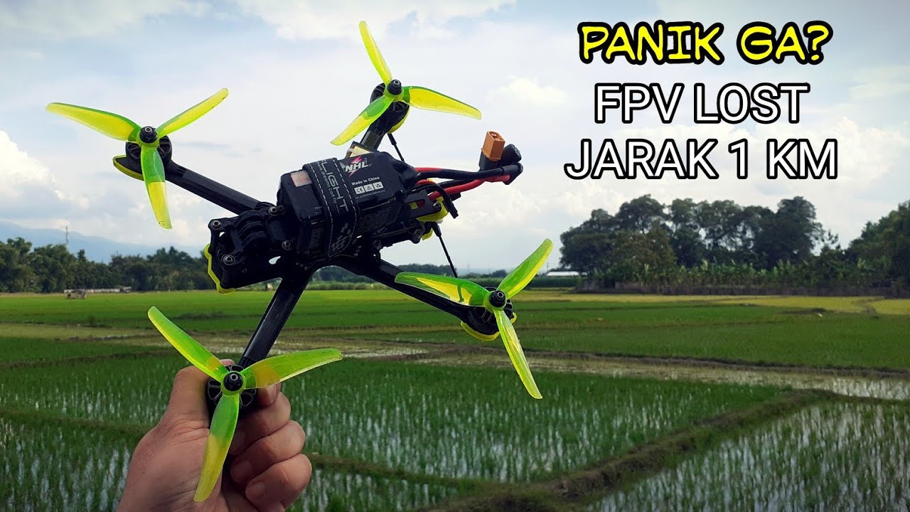 Tes Terbang Long Range FPV Lost Jarak 1 Kilometer