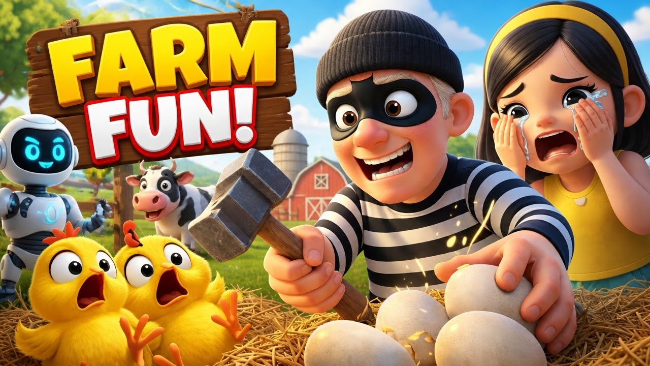 Rima & Roby on Old MacDonald’s Farm 🚜🐮 | 20 Minutes Nursery Rhymes & Hide and Seek Fun