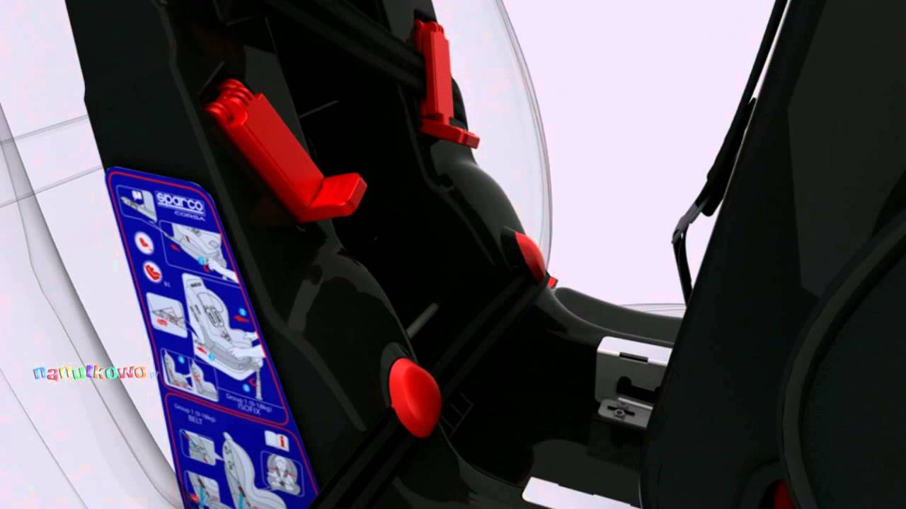 Fotelik Sparco F500i ISOFIX - prezentacja