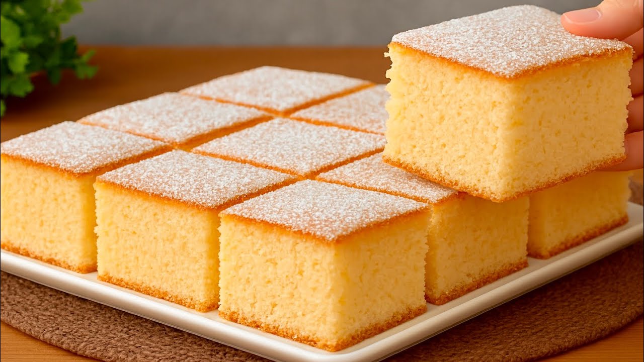 5-Minute Milk Cake – Easy, Affordable & Melts in Your Mouth! 
